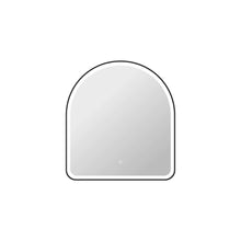 36 Inch Arch LED Front and Backlit Wall Mirror in Black