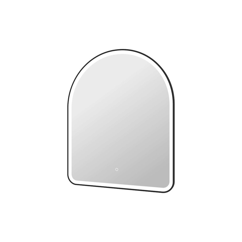 42 Inch Arch LED Front and Backlit Wall Mirror in Black
