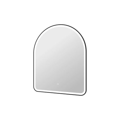 42 Inch Arch LED Front and Backlit Wall Mirror in Black