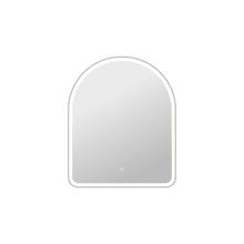 42 Inch Arch LED Front and Backlit Wall Mirror in Silver