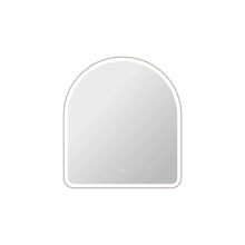 42 Inch Arch LED Front and Backlit Wall Mirror in Silver
