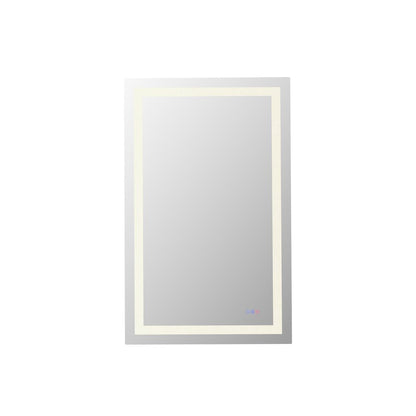 Riven 48X30 Led Mirror, Adjustable Color 3000K/4200K/6400K