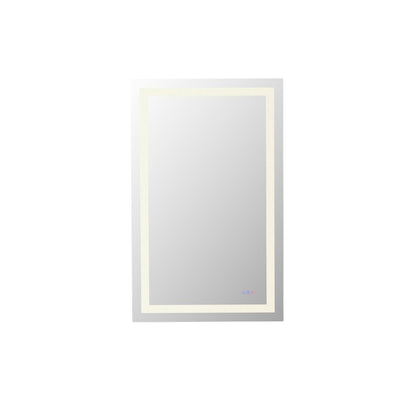 Riven 48X36 Led Mirror, Adjustable Color 3000K/4200K/6400K
