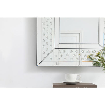 Sparkle collection crystal mirror 20 x 30 inch