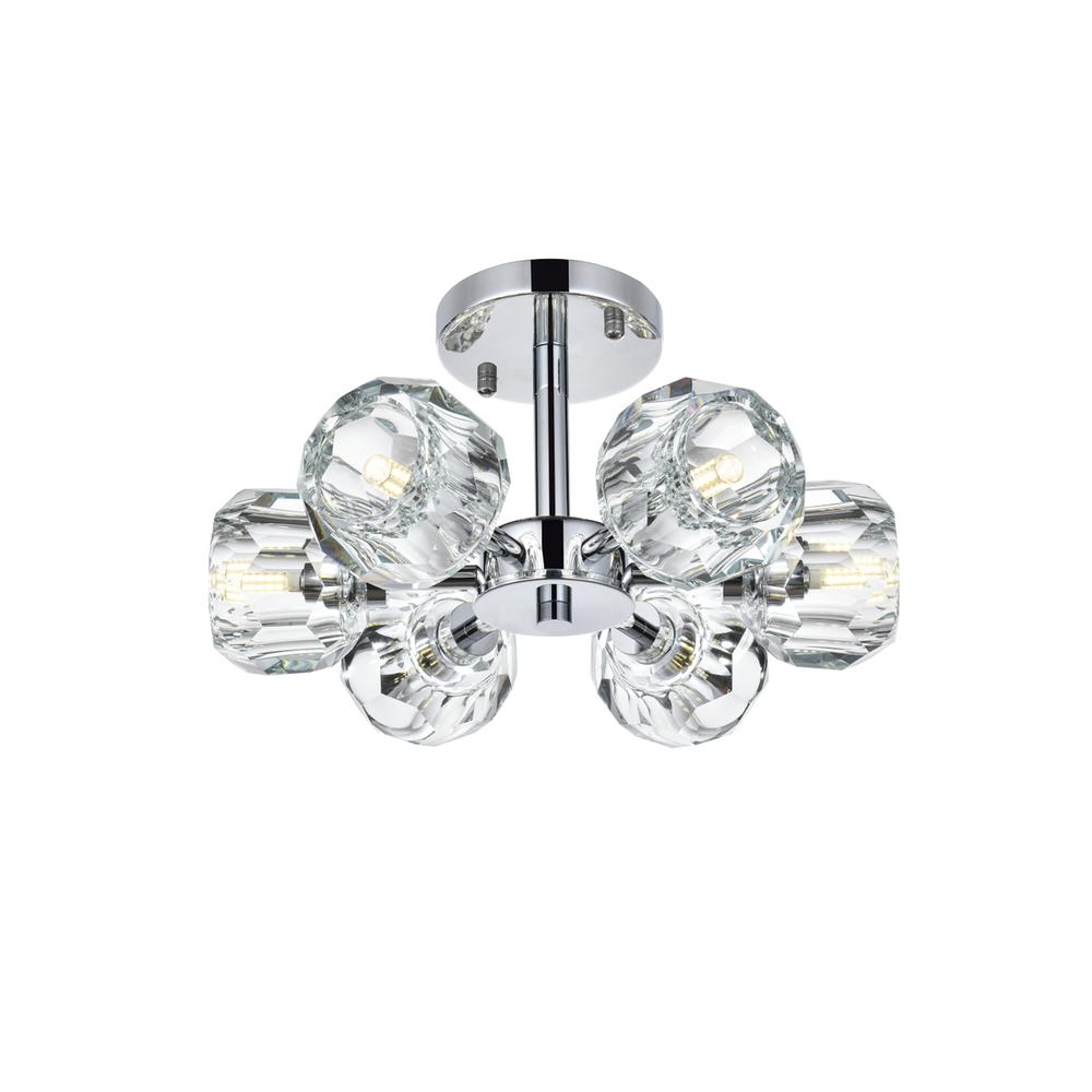 Eren 14 inch Flush Mount in Chrome
