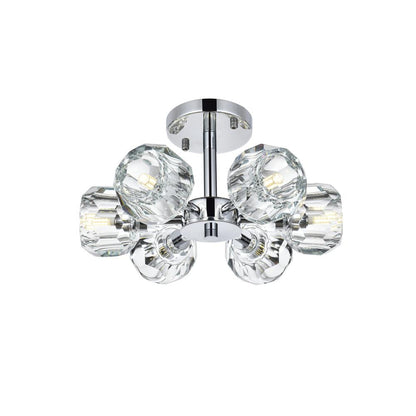Eren 14 inch Flush Mount in Chrome
