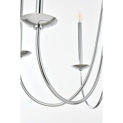 Cohen 36 inch chandelier in Chrome