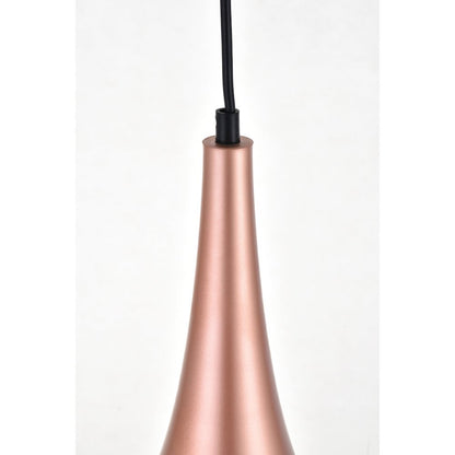 Nora 1 Light Honey Gold Pendant