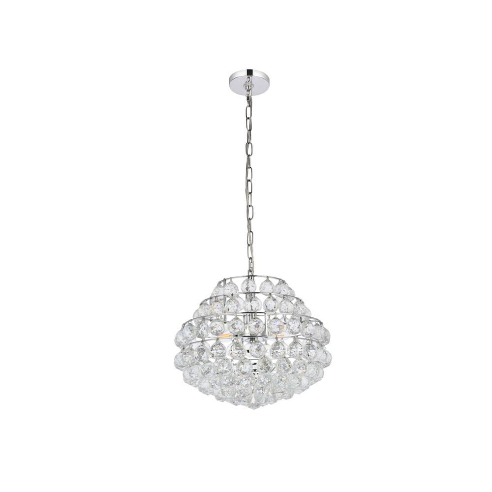 Savannah 16 inch pendant in chrome
