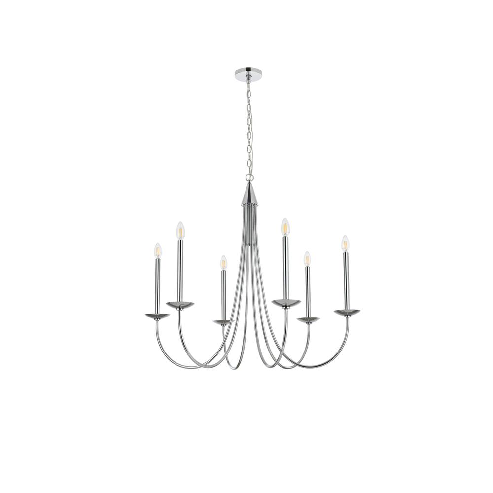 Cohen 36 inch chandelier in Chrome