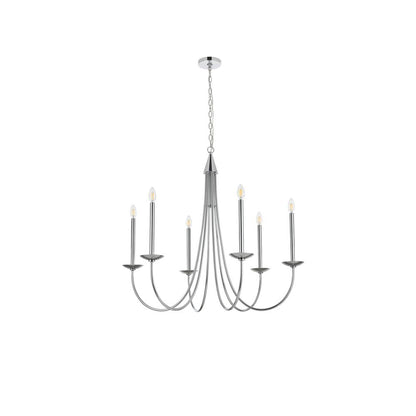 Cohen 36 inch chandelier in Chrome
