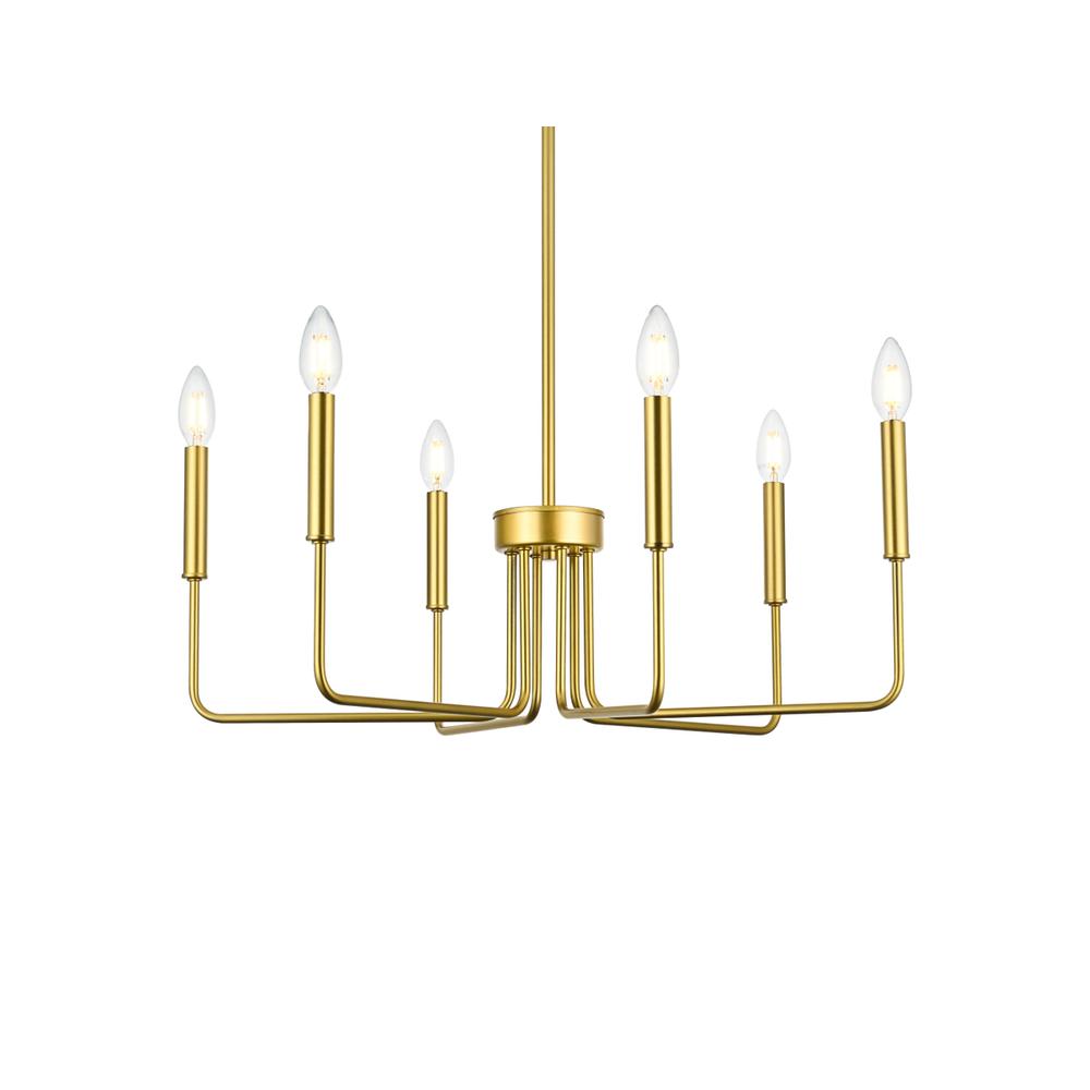 Willa 26 inch Pendant Light in Brass