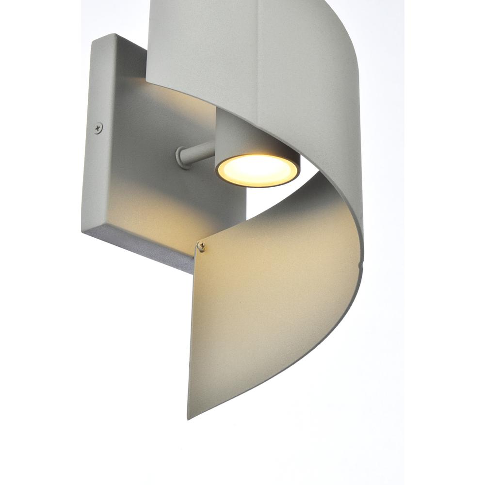 Raine Integrated LED wall sconce  in silver