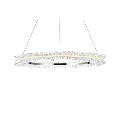 Laurel LED 34 inch Chrome pendant