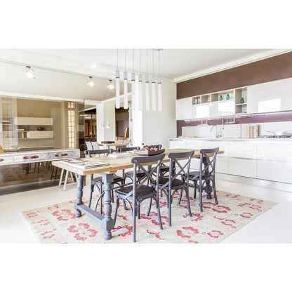 Weston 7 lights pendant in chrome