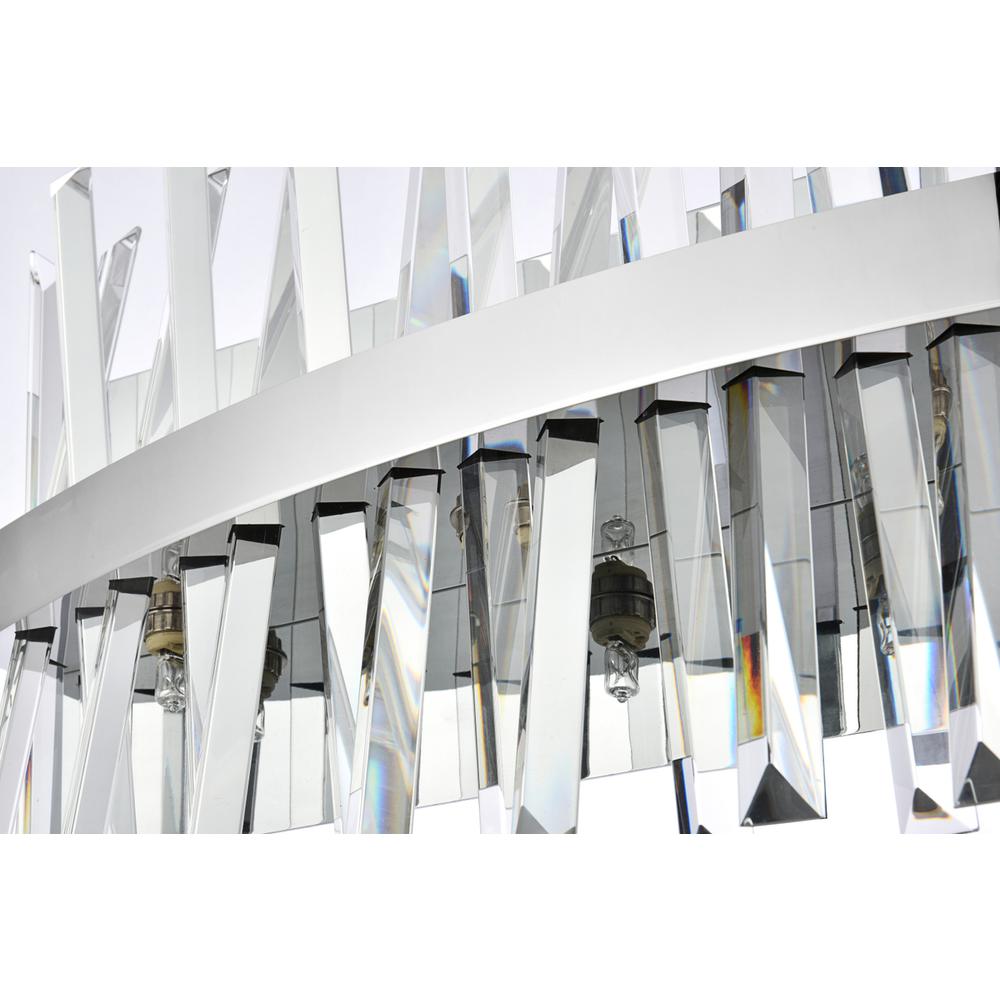 Serephina 24 inch crystal bath sconce in chrome