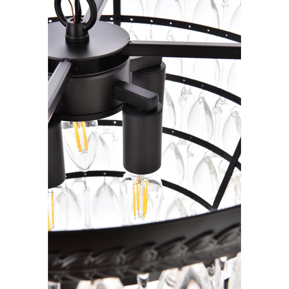 Nordic 5 lights black pendant