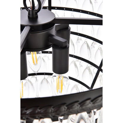 Nordic 5 lights black pendant