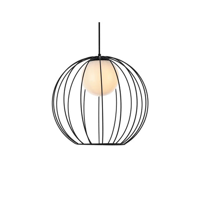 Wetzel 1 light black pendant