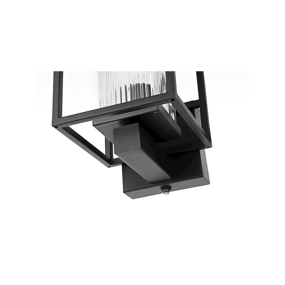 Dover 7 inch Outdoor Pendant in Black