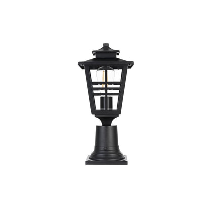 Macon 7 inch Outdoor Pendant in Black