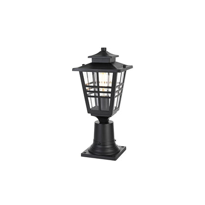 Macon 7 inch Outdoor Pendant in Black