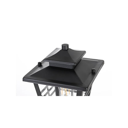 Macon 7 inch Outdoor Pendant in Black