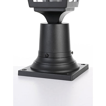 Macon 7 inch Outdoor Pendant in Black