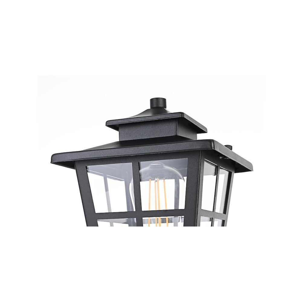 Macon 7 inch Outdoor Pendant in Black