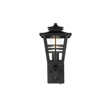 Macon 7 inch Outdoor Pendant in Black