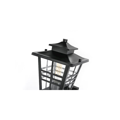 Macon 7 inch Outdoor Pendant in Black