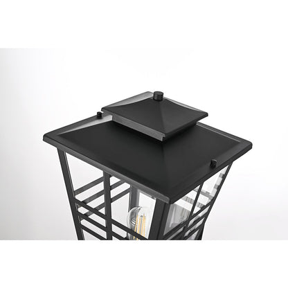 Macon 12 Inch Outdoor Wall Sconce In Black