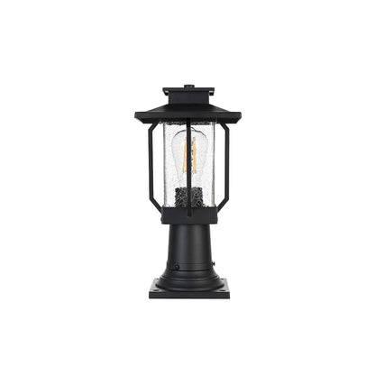 Salem 7 inch Outdoor Pendant in Black