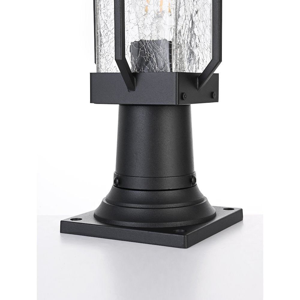 Salem 7 inch Outdoor Pendant in Black