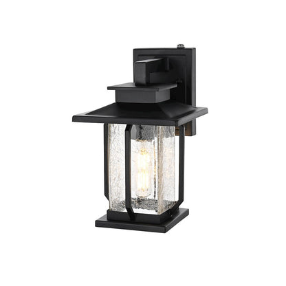 Salem 7 inch Outdoor Pendant in Black