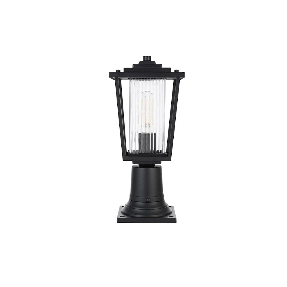 York 7 inch Outdoor Pendant in Black