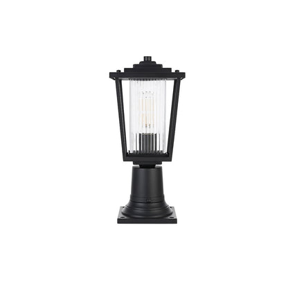 York 7 inch Outdoor Pendant in Black