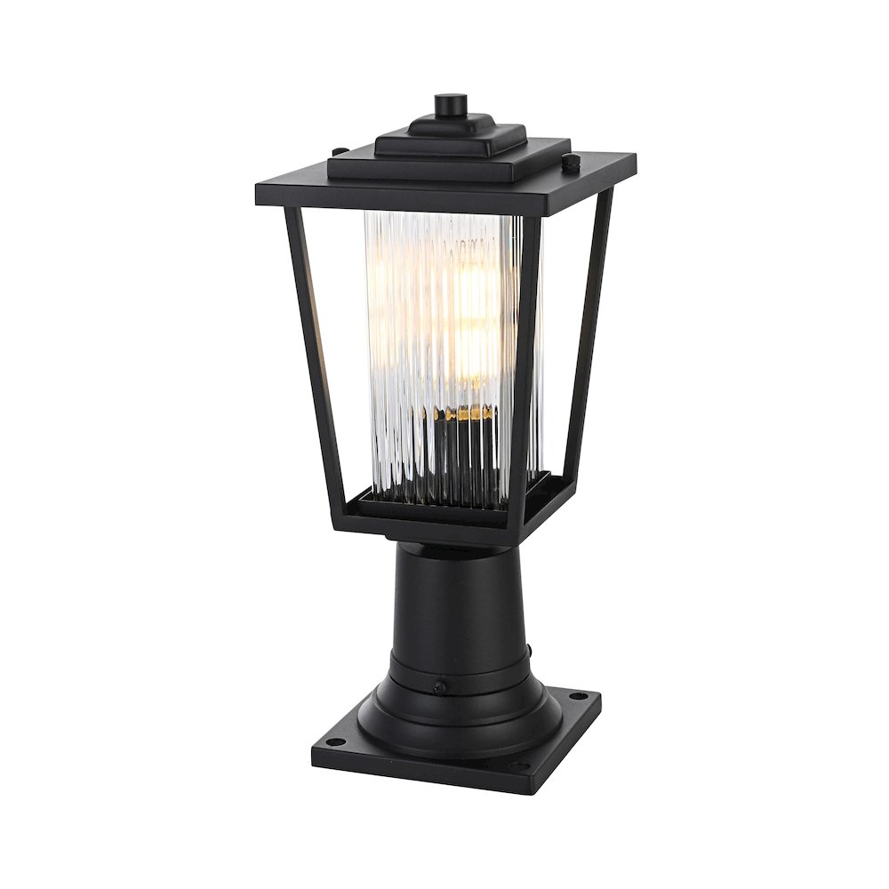 York 7 inch Outdoor Pendant in Black