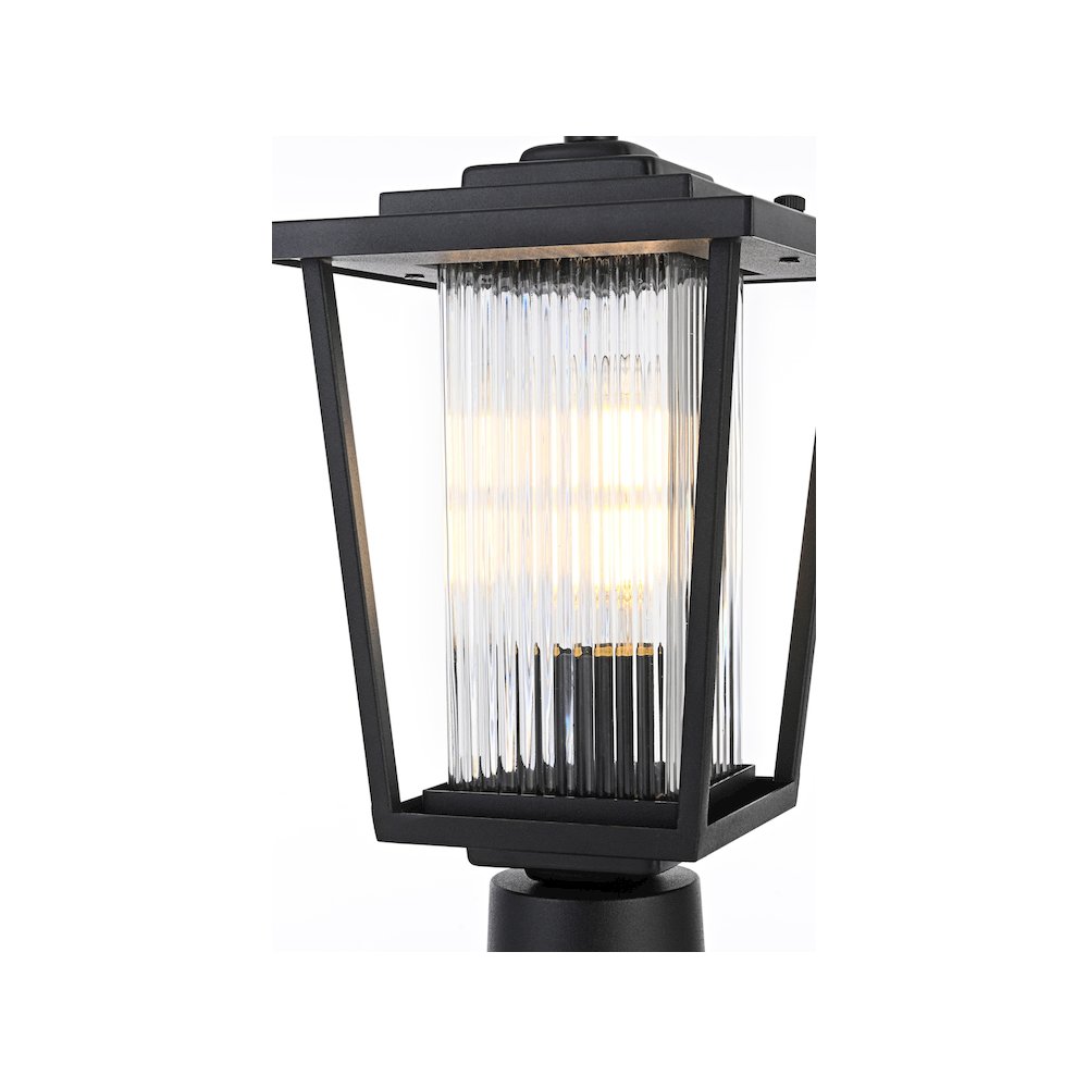York 7 inch Outdoor Pendant in Black