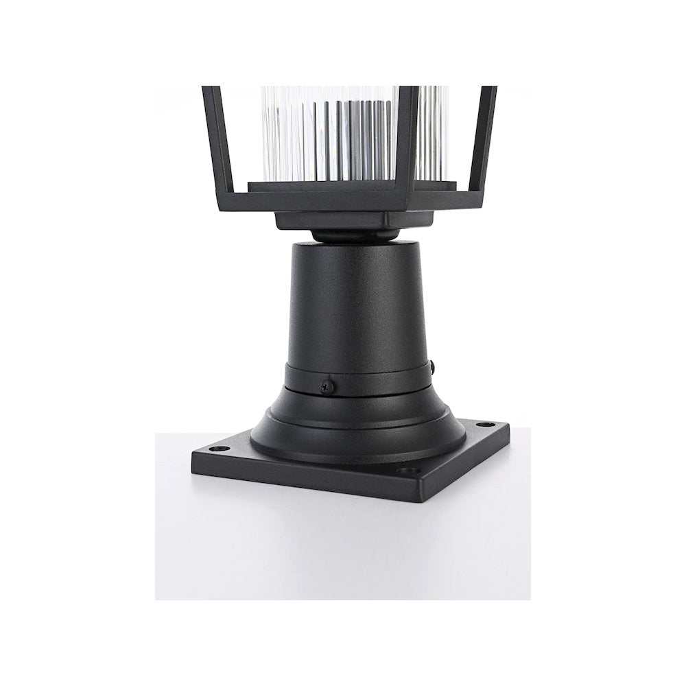 York 7 inch Outdoor Pendant in Black