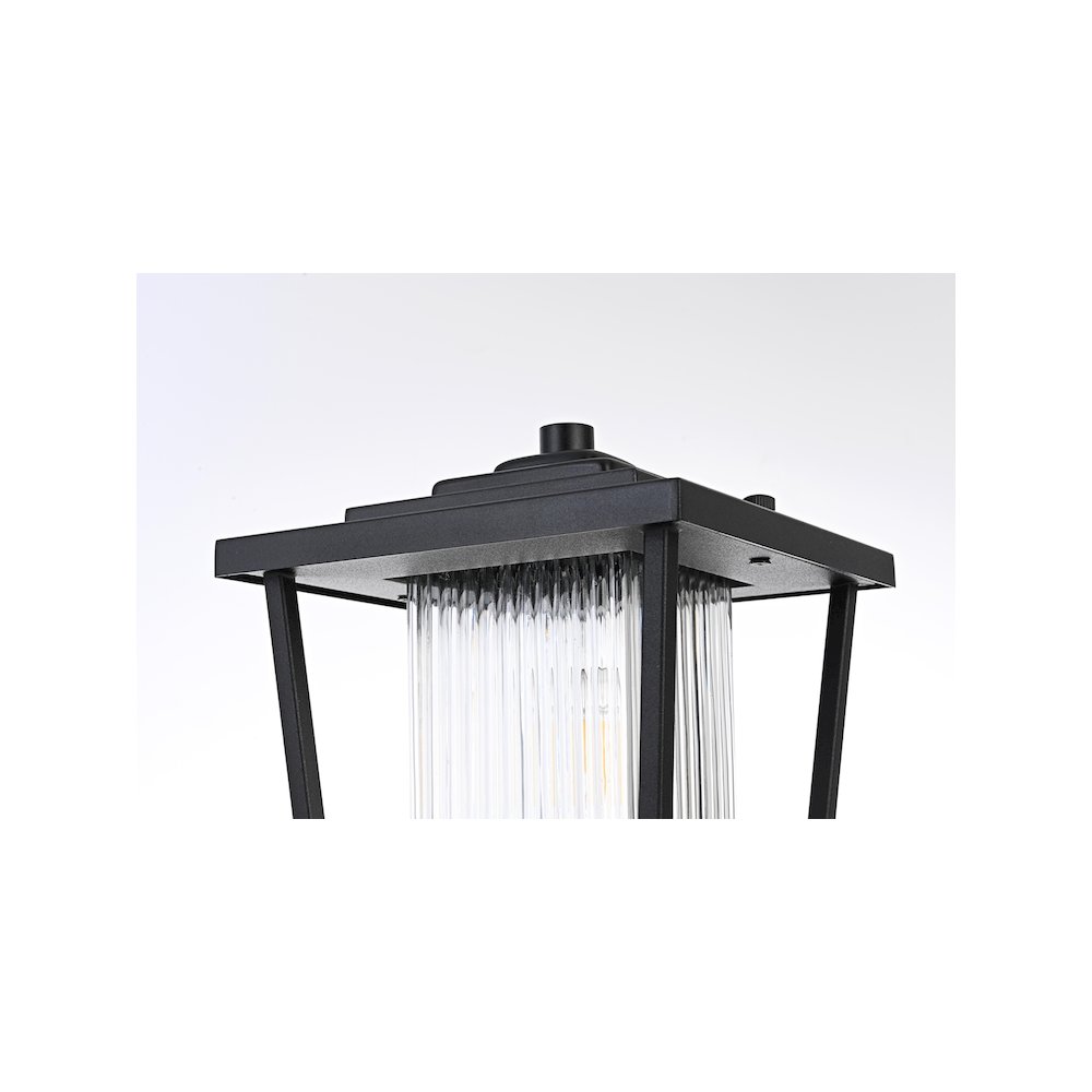 York 7 inch Outdoor Pendant in Black