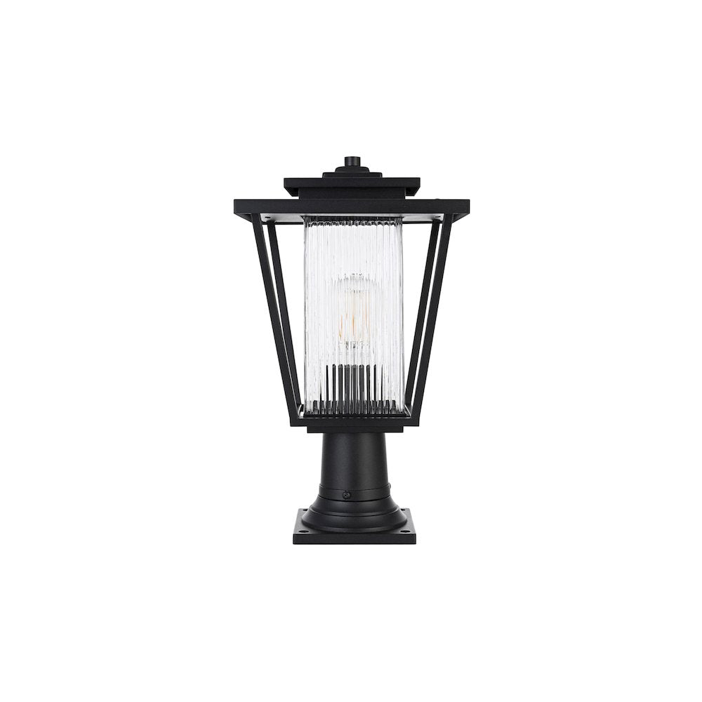 York 7 inch Outdoor Pendant in Black