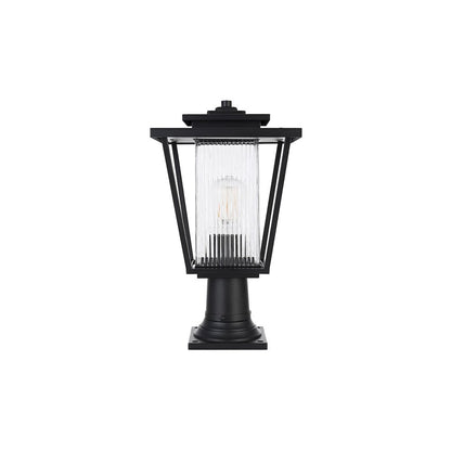 York 7 inch Outdoor Pendant in Black