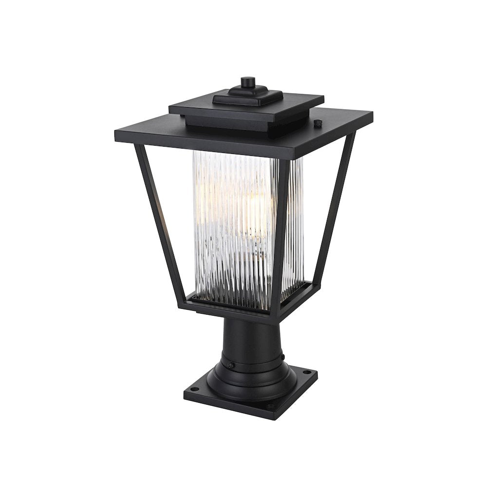 York 7 inch Outdoor Pendant in Black