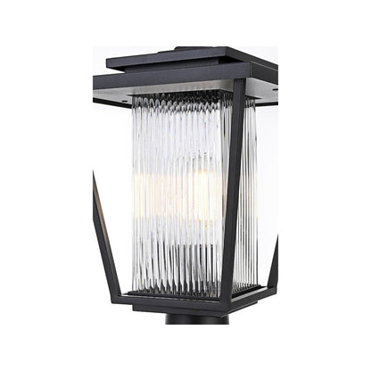 York 7 inch Outdoor Pendant in Black