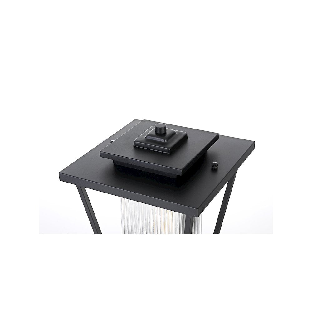 York 7 inch Outdoor Pendant in Black