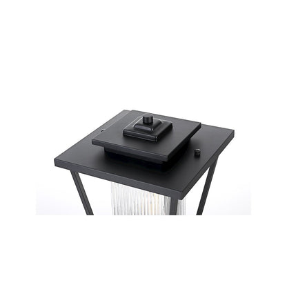 York 7 inch Outdoor Pendant in Black