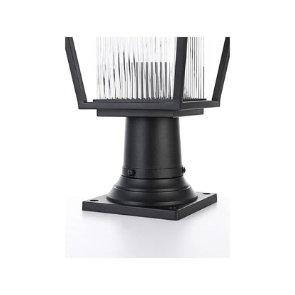 York 7 inch Outdoor Pendant in Black