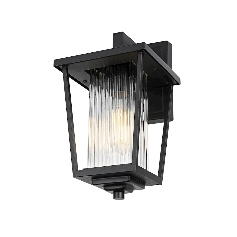York 7 inch Outdoor Pendant in Black