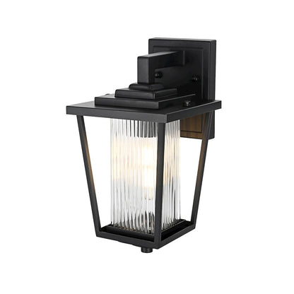 York 7 inch Outdoor Pendant in Black